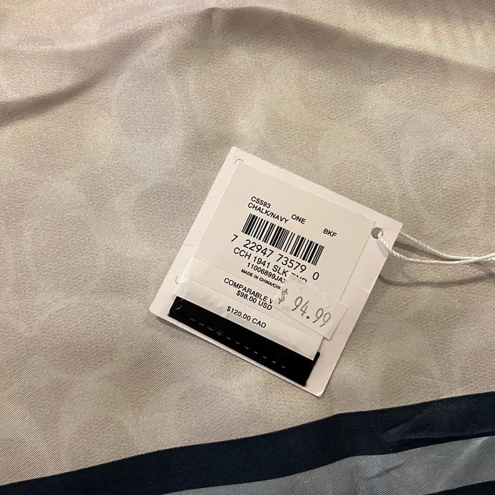 NWT Coach 1941 Silk Bandana Scarf